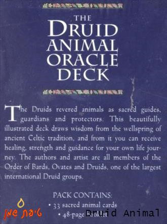 קלפים באנגלית - Druid Animal Oracle Deck