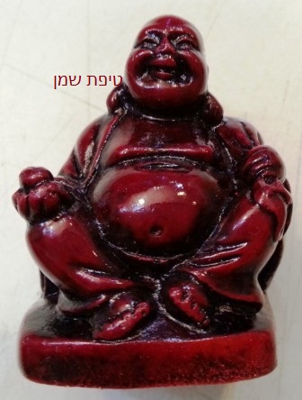 פסלון בודהה חום אדום מס' 2