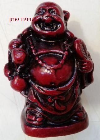 פסלון בודהה חום אדום מס' 4