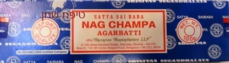 קטורת טבעית Nag Champa (100 גרם)